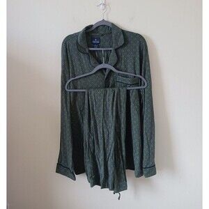 Stafford Mens Pajama 2 Piece Sleep Set Cotton‎ Blend Elastic Waist Size L